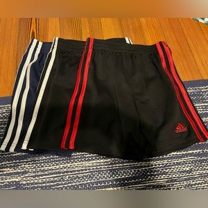Set of 3 boys size 5 adidas shorts - like new!